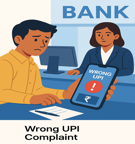 Wrong UPI Complaint